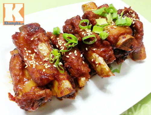 Sườn sốt cay kiểu Hàn vừa ngon lại dễ làm - 8