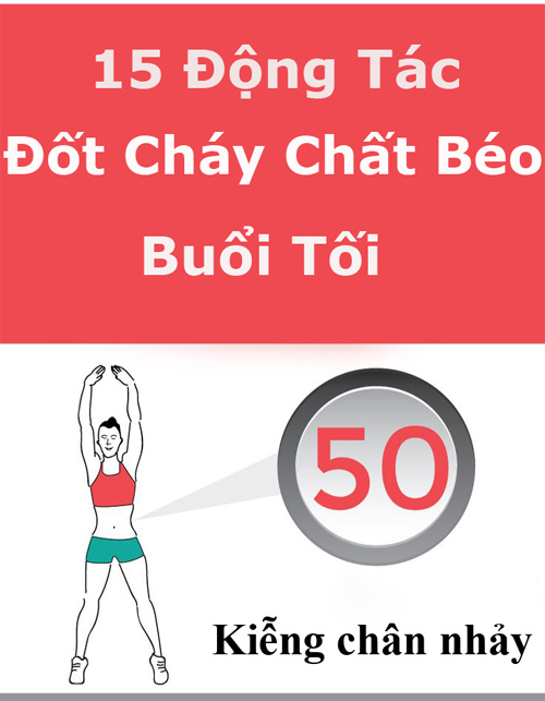 15 động tác đốt mỡ thừa toàn cơ thể mỗi tối - 2