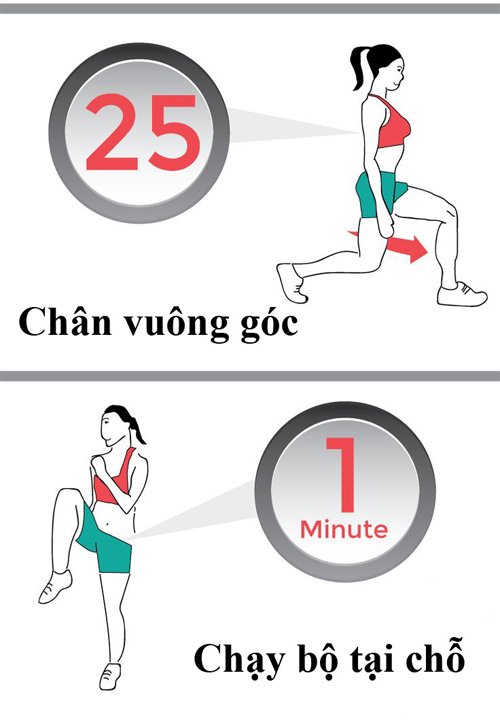 15 động tác đốt mỡ thừa toàn cơ thể mỗi tối - 4