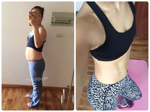 Cách giảm 18kg, 30cm vòng eo không cần ăn kiêng của mẹ 8x - 8