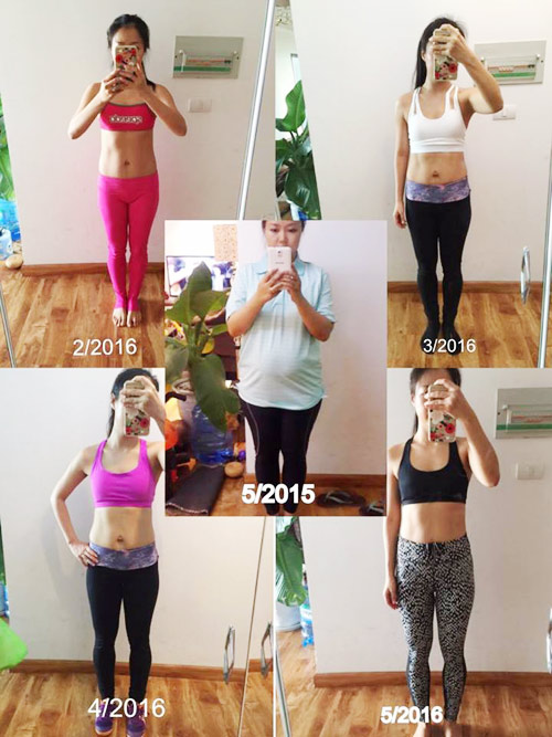 Cách giảm 18kg, 30cm vòng eo không cần ăn kiêng của mẹ 8x - 4