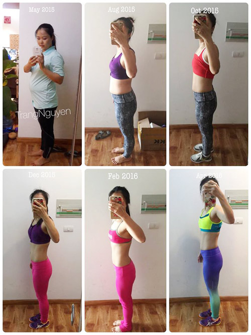 Cách giảm 18kg, 30cm vòng eo không cần ăn kiêng của mẹ 8x - 2