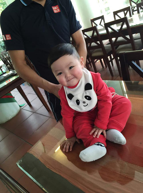 Con trai Tâm Tít má phính đáng yêu - 2