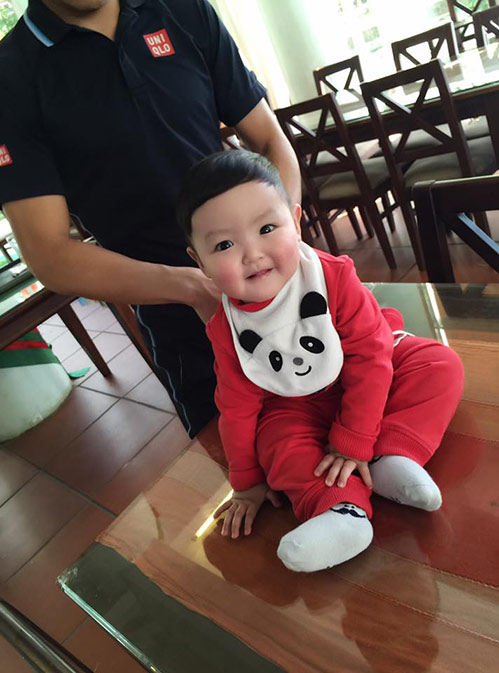 Con trai Tâm Tít má phính đáng yêu - 3