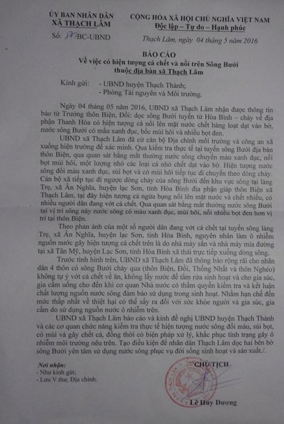 Thanh Hóa: Sông bốc mùi hôi, cá chết hàng loạt - 3