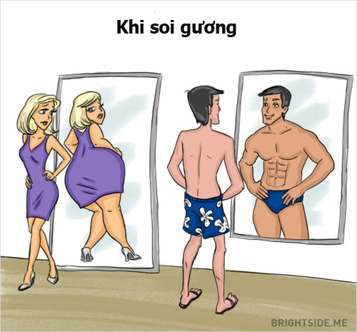 Chết cười sự khác nhau giữa con trai và con gái - 10