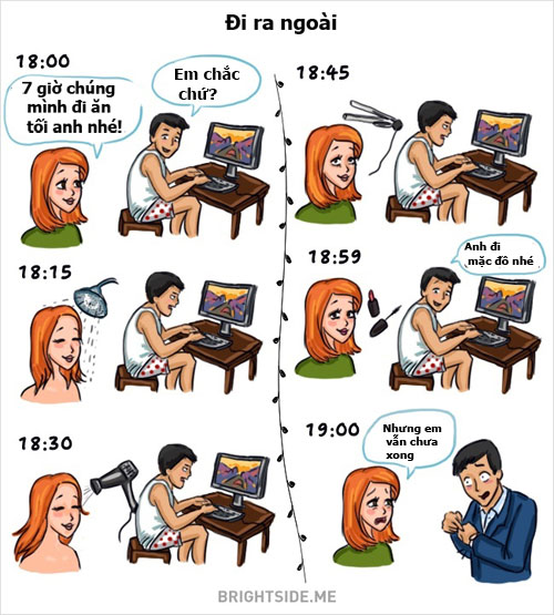 Chết cười sự khác nhau giữa con trai và con gái - 12