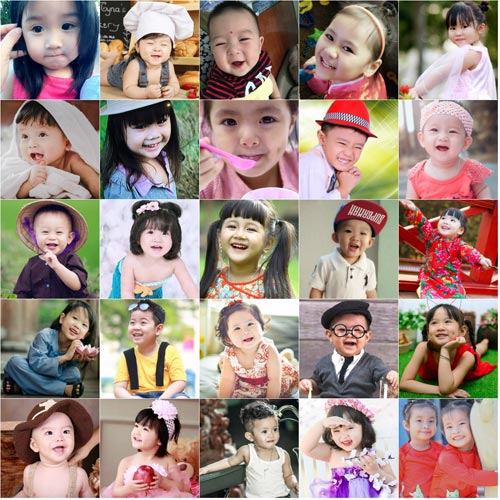 Hình ảnh nụ cười bé yêu đạt giải nhất tháng - 1
