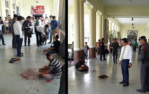 Nổ bom nhà ga trung tâm Thái Lan, 2 người bị thương - 1