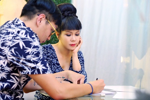 Việt Hương lộng lẫy thử trang phục cho gala VN#039;s Got Talent - 1