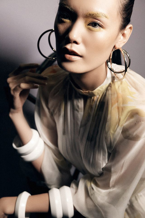 Những kiểu make-up ám ảnh trong Tuần Nhà thiết kế thời trang - 13