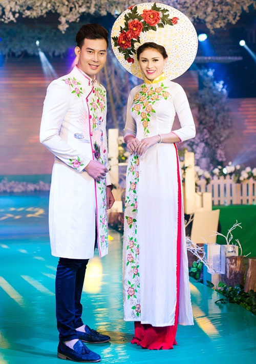 Phan Thị Mơ kiều diễm với áo dài cưới - 9