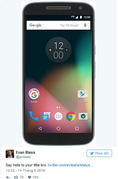 Smartphone giá rẻ Moto E3 bất ngờ xuất hiện - 1