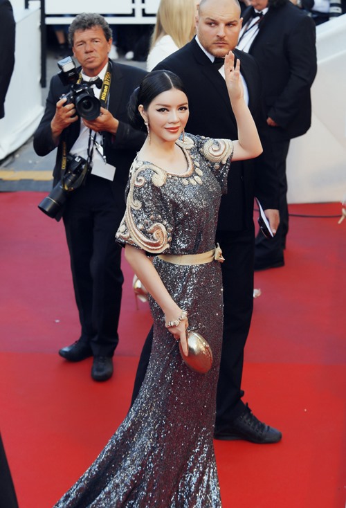Lý Nhã Kỳ được bảo vệ cẩn mật tại Cannes - 12