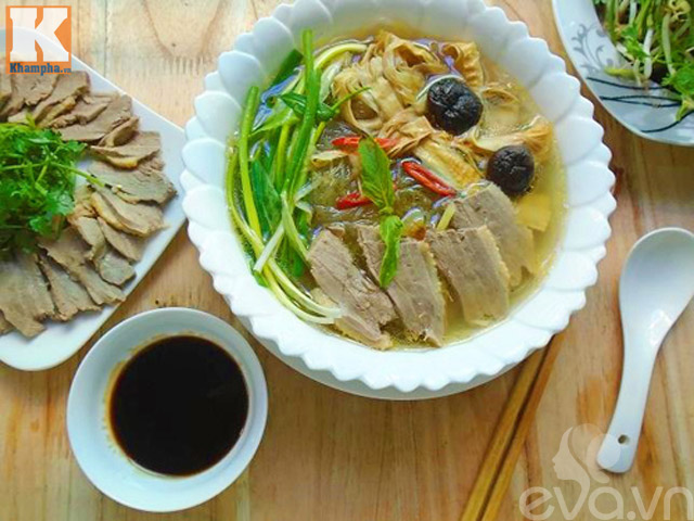 Bữa sáng ngon với bún ngan