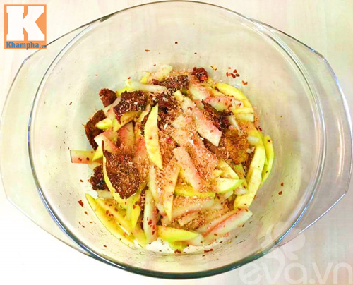 Gỏi cùi dưa hấu xoài xanh siêu hấp dẫn - 5