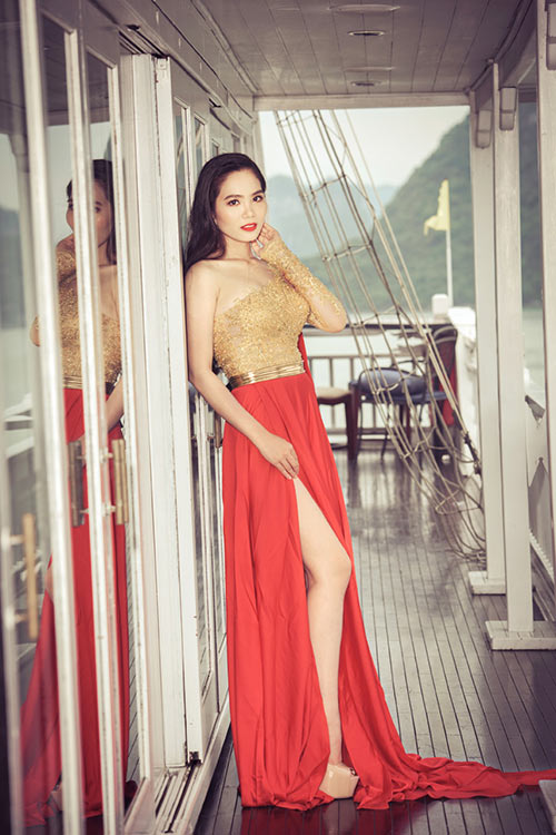 Thí sinh HH biển khoe dáng lộng lẫy trên du thuyền - 7
