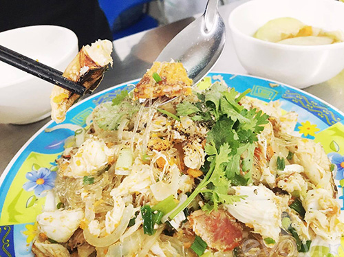 Miến xào cua ngon ngậy khó cưỡng ở Đinh Tiên Hoàng - 5