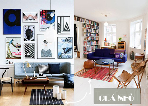 6 sai lầm quot;nhan nhảnquot; khi treo tranh, trải thảm trong nhà - 11