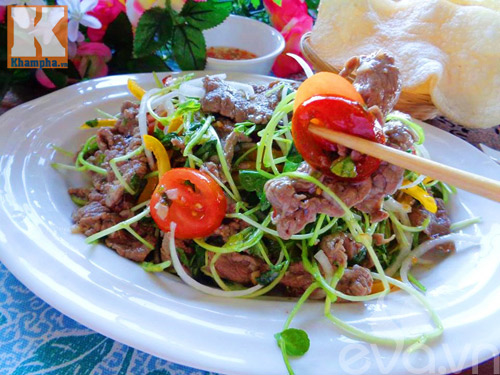 Thịt bò trộn cải xoong đơn giản mà ngon - 8