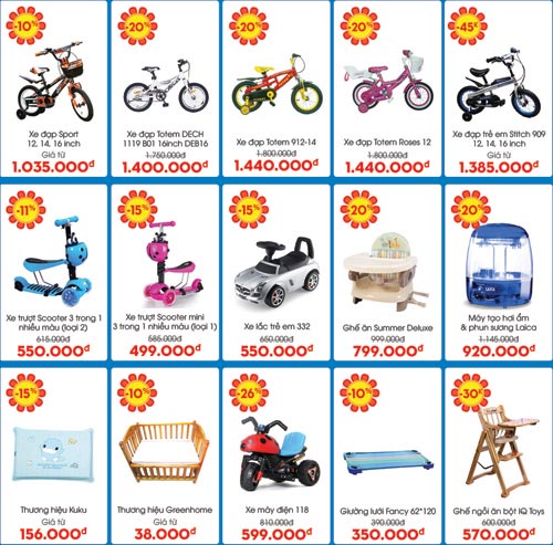 Tết thiếu nhi – Vui mê ly: Quà tặng cho bé giảm đến 50% - 4