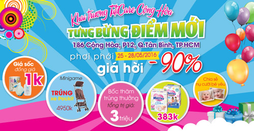 TutiCare mừng điểm mới, phơi phới giá hời đến 90% - 1
