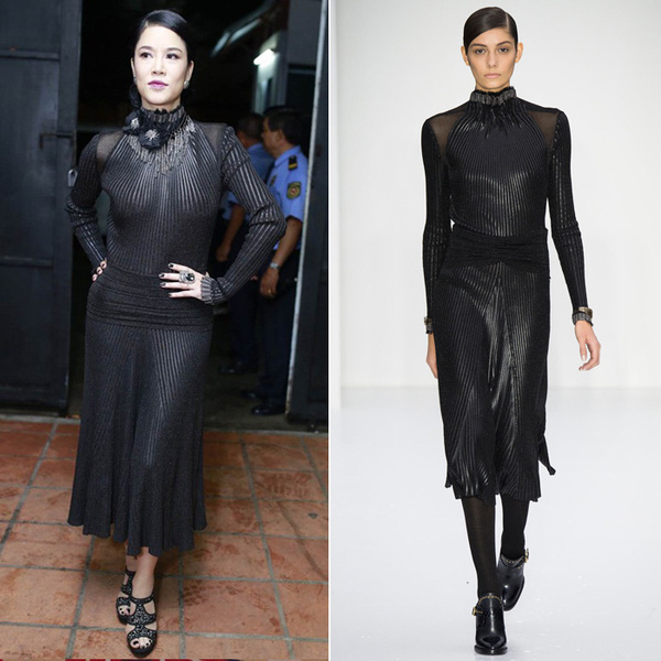 Loạt mỹ nhân Việt từng phá dáng hàng hiệu - 17