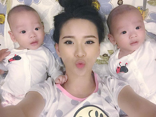 3 bà mẹ Việt sau sinh đa thai vẫn đẹp như gái còn son - 3