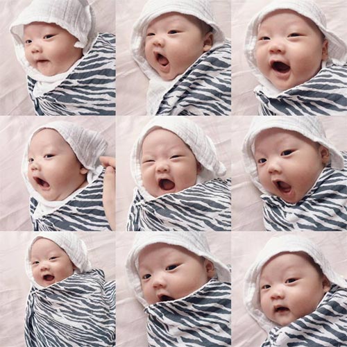 Con trai Ly Kute cực đáng yêu trong loạt ảnh mới - 1