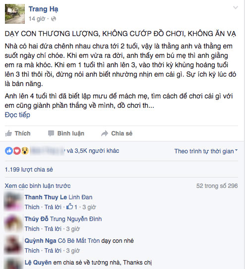 Cách bảo con không cướp đồ chơi của Trang Hạ được nghìn mẹ tâm đắc - 1