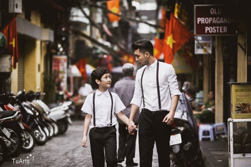 Bộ ảnh quot;Bố ơi mình đi đâu thếquot; cực chất của 2 bố con - 7