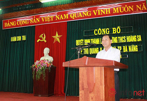 Đà Nẵng: Lần đầu tiên có trường học mang tên Hoàng Sa - 1