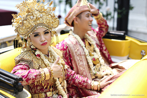 Ngưỡng mộ đám cưới quot;dátquot; vàng của tài tử Indonesia - 6