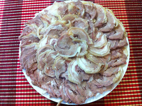 Nạm bò luộc cuốn chấm mắm nêm đón hè - MN31095 - 1