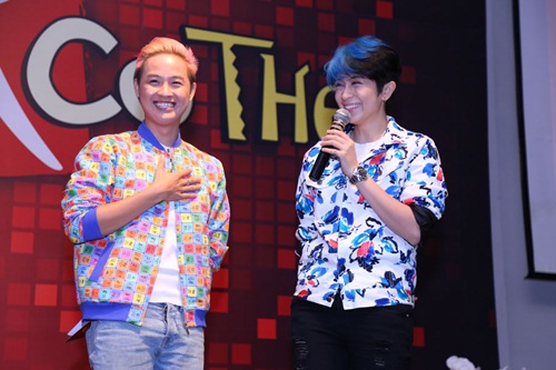Gil Lê tóc xanh nổi bật gây chú ý bên cạnh Hương Giang Idol - 14