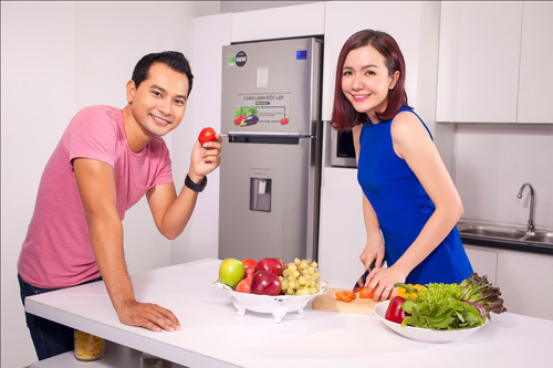 Huỳnh Đông – Ái Châu kể chuyện tranh nhau cái tủ lạnh - 1