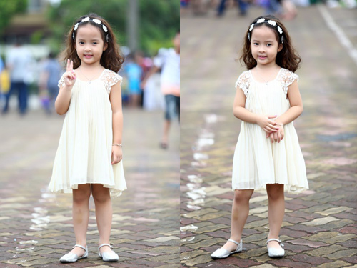 Váy áo xinh yêu sành điệu của bé Nhím con gái Hồng Đăng - 14