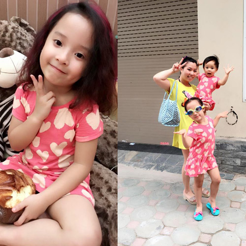 Váy áo xinh yêu sành điệu của bé Nhím con gái Hồng Đăng - 13