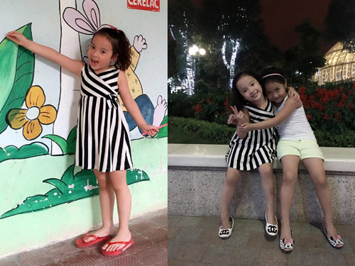 Váy áo xinh yêu sành điệu của bé Nhím con gái Hồng Đăng - 10