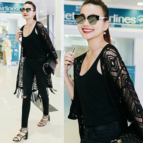 Mỹ Tâm xì tin ở tuổi 35, Lê Thúy sexy bên chồng điển trai - 8