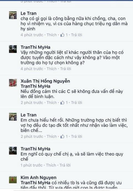 Một giáo viên #039;phản pháo#039; việc tuyển dụng đặc cách vợ phi công Trần Quang Khải - 2