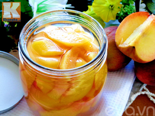 Cách làm trà đào thơm ngon, mát lạnh - 5