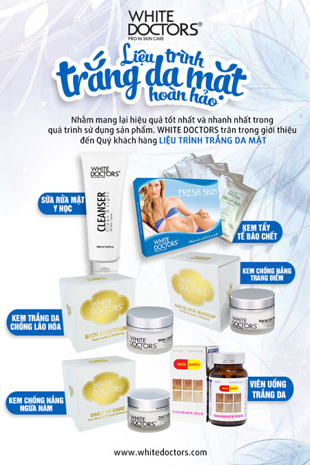 20 ngày da mặt trắng lên 80% với liệu trình White Doctors - 2