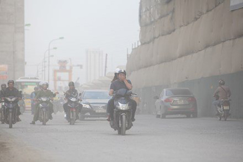 Hà Nội: Nồng độ ô nhiễm bụi ở một số nơi vượt giới hạn cho phép - 1