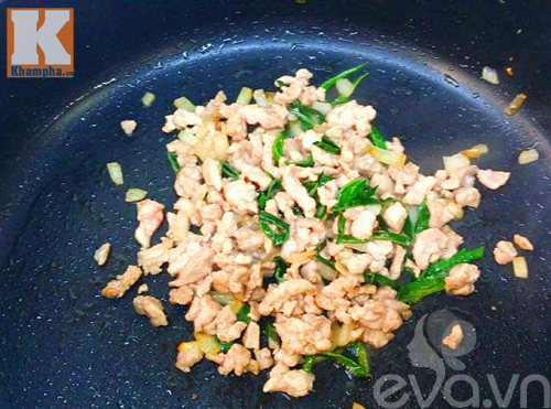 Rau má nấu thịt bằm ngọt ngon - 4