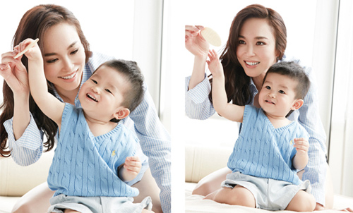 quot;Tiểu Long Nữquot; Phạm Văn Phương khoe cậu quý tử đáng yêu - 4