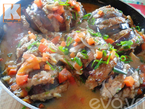 Cà tím nhồi thịt ngon cơm ngày mát trời - 7