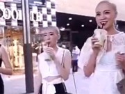 Clip Eva - Hài hước: Thời trang xuống phố mùa nóng của các quý cô là "phải" cạo trọc đầu