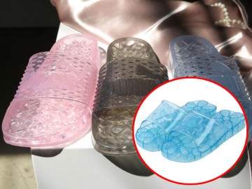 Mẫu dép mới của Rihanna khiến dân tình cười té ghế vì giống dép đi trong nhà vệ sinh