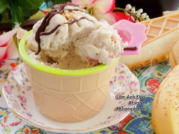 Cách làm kem chuối đơn giản, dẻo mềm mát lạnh